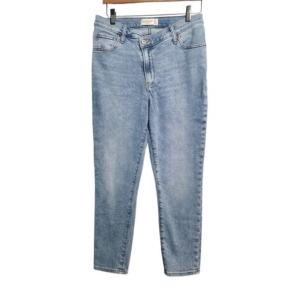 Abercrombie & Fitch The Super Skinny Ankle High Rise Jeans Size 10 Short - Picture 1 of 4